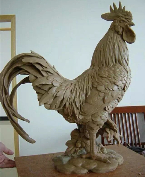 内蒙古动物泥塑雕塑