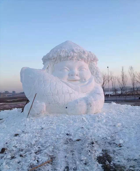 内蒙古雪雕